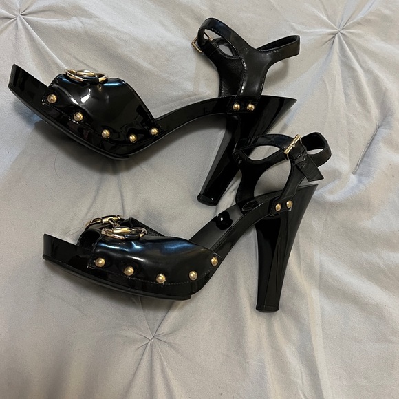 Gucci Black 190937 Platforms US 7B - Picture 9 of 9